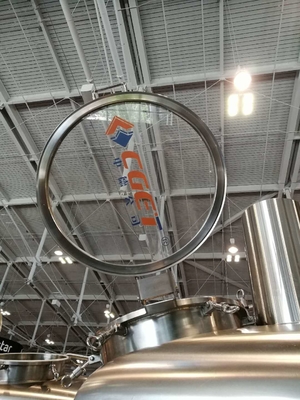 10BBL Brewhouse ημι αυτόματος πίνακας ελέγχου εξοπλισμού μεγάλων κλιμάκων παρασκευάζοντας
