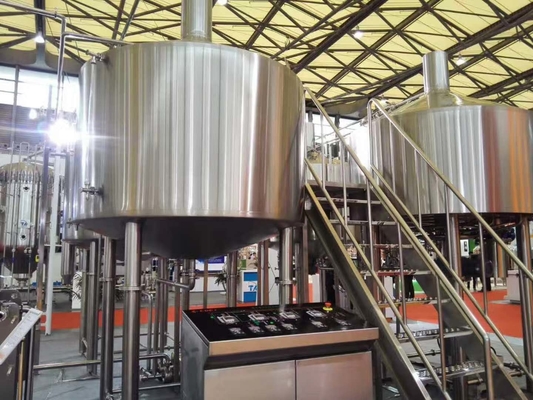 Brewhouse εξοπλισμού 2000L Sus304 εγχώριας παρασκευής οθόνης αφής μεγάλος εξοπλισμός