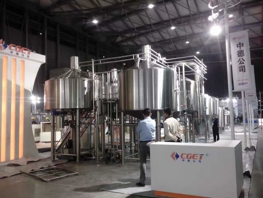 Brewhouse εξοπλισμού 2000L Sus304 εγχώριας παρασκευής οθόνης αφής μεγάλος εξοπλισμός