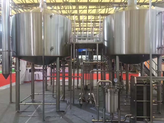 Brewhouse εξοπλισμού 2000L Sus304 εγχώριας παρασκευής οθόνης αφής μεγάλος εξοπλισμός