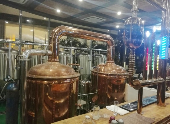 500L μίνι μικροϋπολογιστών ζυθοποιείων πιστοποίηση CE συστημάτων εξοπλισμού με το κλειδί στο χέρι παρασκευάζοντας