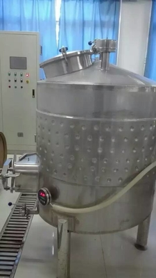 100L εξοπλισμός δοκιμής κρασιού γραμμών παραγωγής μπύρας εξουσιοδότηση 1 έτους SUS 304