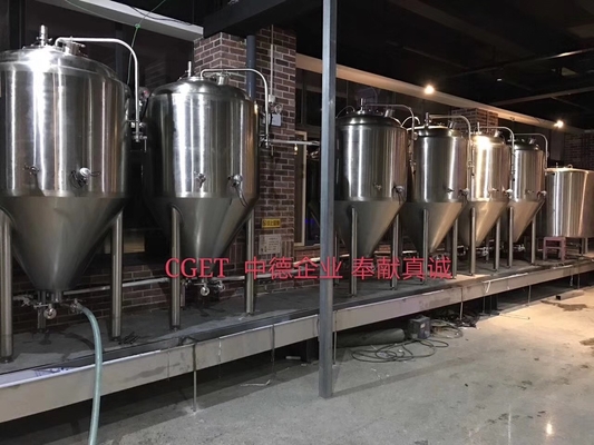 Εμπορικός Fermenter Cylindro κωνικός εξοπλισμός 2BBL 3BBL ζύμωσης ζυθοποιείων μικροϋπολογιστών