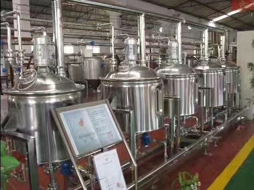 σύστημα εγχώριου Microbrewery εξοπλισμού παρασκευής μπύρας τεχνών 380V 50Hz 3 έτη εξουσιοδότησης