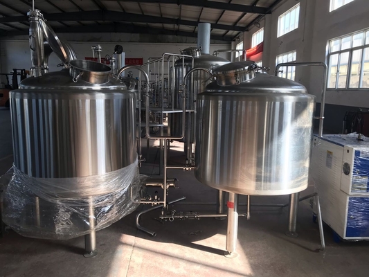 μικρός εξοπλισμός Microbrewery τεχνών 500L 1000L, παρασκευάζοντας συστήματα μικροϋπολογιστών μπύρας