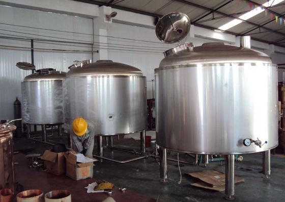 220V / 380V κωνικό Fermenter SS εξοπλισμού εγχώριας παρασκευής ανοξείδωτου