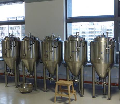20 Brewhouse Bbl ατμός εξοπλισμού παρασκευής ανοξείδωτου που θερμαίνει το πάχος 3Mm