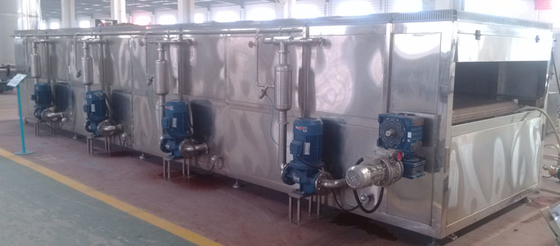 Ψεκάζοντας Pasteurizer σηράγγων γραμμών παραγωγής συσκευασίας τύπων για την μπύρα ή το ποτό
