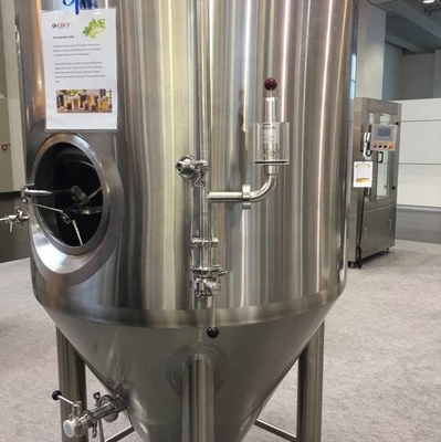 Υπέρ δεξαμενή τέσσερα ζύμωσης εξοπλισμού 10BBL παρασκευής μπύρας ανοξείδωτου πόδια