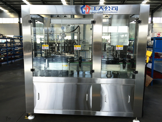 Υλικό πληρώσεως Monoblock υψηλής ταχύτητας και Capper μηχανή 12Oz 14Oz 16Oz πλήρωσης δοχείων σφραγίζοντας