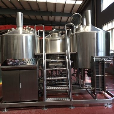 Με το κλειδί στο χέρι εξοπλισμός 3 Brewhouse SS σκαφών εξοπλισμός 20Bbl ζυθοποιείων παρασκευής