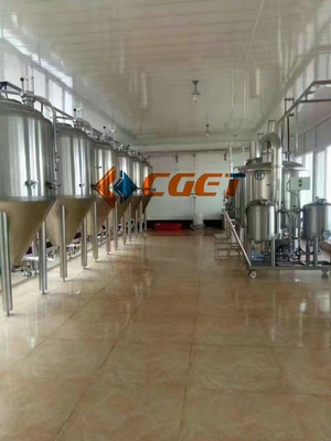 5000L κάθετη γυαλισμένη τύπος επιφάνεια εξοπλισμού παρασκευής μπύρας μεγάλων κλιμάκων