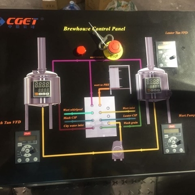Ηλεκτρική θέρμανση δεξαμενών Microbrewery εξοπλισμού Microbrewery ανοξείδωτου με το κλειδί στο χέρι