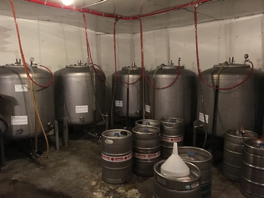 500L 1000L SS304 Microbrewery κάθετος τύπος συστημάτων Brewpub εξοπλισμού με το κλειδί στο χέρι