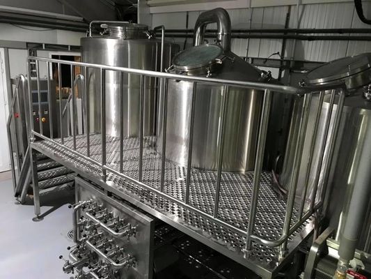 1200L μικρής κλίμακας εμπορικός παρασκευής εξοπλισμός ζυθοποιείων συστημάτων μίνι