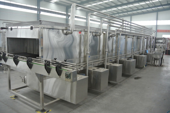 Ψεκάζοντας Pasteurizer σηράγγων γραμμών παραγωγής συσκευασίας τύπων για την μπύρα ή το ποτό