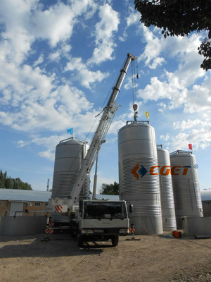 Κάθετο καλυμμένο ζύμωσης Fermenter CGET100 000L μπύρας δεξαμενών κωνικό