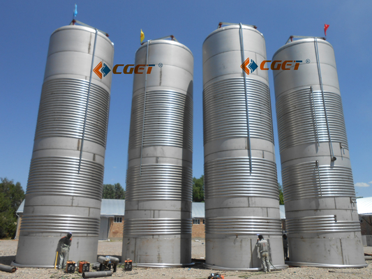 Κάθετο καλυμμένο ζύμωσης Fermenter CGET100 000L μπύρας δεξαμενών κωνικό