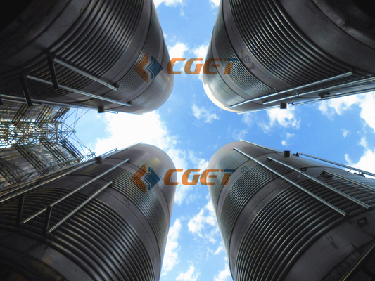 Κάθετο καλυμμένο ζύμωσης Fermenter CGET100 000L μπύρας δεξαμενών κωνικό